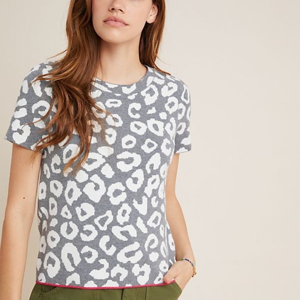 Anthropologie Evanna Sweater Tee